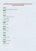 Math 1280 Final Exam &vert; Verified Exam Questions and Answers &vert; Latest Updated Study Material 2026