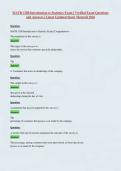 MATH 1280 Introduction to Statistics Exam &vert; Verified Exam Questions and Answers &vert; Latest Updated Study Material 2026