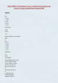 Math 1280-01 UOP Statistics Exam &vert; Verified Exam Questions and Answers &vert; Latest Updated Study Material 2026