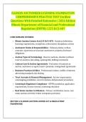 ILLINOIS AUCTIONEER LICENSING EXAMINATION &NewLine;COMPREHENSIVE PRACTICE TEST Verified &NewLine;Questions With Detailed Rationales &vert; 2026 Edition &NewLine;Illinois Department of Financial and Professional &NewLine;Regulation &lpar;IDFPR&rpar; &vert; 225 ILCS 407
