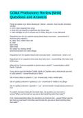 CCMA Phlebotomy Review &lpar;NHA&rpar; Questions and Answers