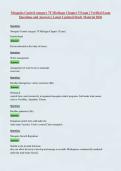 Mosquito Control category 7F Michigan Chapter 5 Exam &vert; Verified Exam Questions and Answers &vert; Latest Updated Study Material 2026