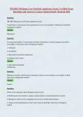 MDARD Michigan Core Pesticide Applicator Exam &vert; Verified Exam Questions and Answers &vert; Latest Updated Study Material 2026