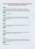 Medical Gas 6010 Installers Practice Exam &vert; Verified Exam Questions and Answers &vert; Latest Updated Study Material 2026
