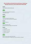 NFPA 99 MEDGAS FOR 6010 INSTALLER Exam &vert; Verified Exam Questions and Answers &vert; Latest Updated Study Material 2026