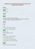Medical gas Exam &vert; Verified Exam Questions and Answers &vert; Latest Updated Study Material 2026