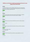 MEDICAL GAS EXAM &vert; Verified Exam Questions and Answers &vert; Latest Updated Study Material 2026