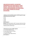 LVMH CERTIFICATE MASTERY&colon; A 200-QUESTION COMPREHENSIVE STUDY GUIDE ACROSS ALL TESTED MODULES &ndash; ECOSYSTEM&comma; BRAND HERITAGE&comma; LIFE 360 STRATEGY&comma; CREATION&sol;BRANDING&comma; AND OMNICHANNEL RETAIL &lpar;CORRECT ANSWERS WITH DETAILED EXPLANATIONS&rpar;