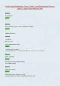 Gas Exchange Medications Exam &vert; Verified Exam Questions and Answers &vert; Latest Updated Study Material 2026