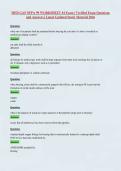MED GAS NFPA 99 WORKSHEET &num;4 Exam &vert; Verified Exam Questions and Answers &vert; Latest Updated Study Material 2026