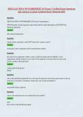 MED GAS NFPA 99 WORKSHEET &num;5 Exam &vert; Verified Exam Questions and Answers &vert; Latest Updated Study Material 2026