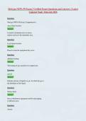 Med gas NFPA 99 Exam &vert; Verified Exam Questions and Answers &vert; Latest Updated Study Material 2026