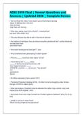AESC 2050 Final &vert; Newest Questions and&NewLine;Answers &vert; Updated 2026 &vert; Complete Review