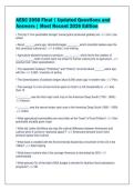AESC 2050 Final &vert; Updated Questions and&NewLine;Answers &vert; Most Recent 2026 Edition