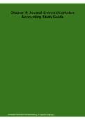 Chapter 4 Journal Entries Complete Accounting Study Guide PDF 2026&sol;2027