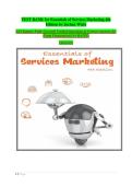 Essentials of Services Marketing&comma; 4th Edition&colon; Jochen Wirtz&semi; Complete Test Bank &vert; Verified Questions & Answers for Effective Exam Preparation Study Guide