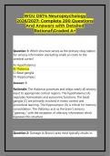 WGU D449 PSYCHOLOGY AND MENTAL HEALTH LATEST 2026 FINAL ASSESSMENT EXAM&lpar;OA&rpar; COMPLETE