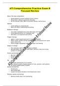 VERIFIED 2026 ATI Comprehensive Practice Exam B&NewLine;Focused Review
