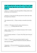 UTAH COSMETOLOGY INSTRUCTOR Exam Study Guide&NewLine;Updated Actual Question and Answer &lpar;2026&sol;2027&rpar; &vert;&NewLine;Grade A&plus;&NewLine;