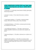 UTAH COSMETOLOGY INSTRUCTOR Exam Study Guide&NewLine;Updated Actual Question and Answer &lpar;2026&sol;2027&rpar; &vert;&NewLine;A&plus; Verified