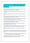 Fire Instructor II Exam Study Guide Updated Actual&NewLine;Question and Answer &lpar;2026&sol;2027&rpar; &vert; Step-by-Step&NewLine;Explanations