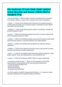 Fire Instructor II Exam Study Guide Updated&NewLine;Actual Question and Answer &lpar;2026&sol;2027&rpar; &vert;&NewLine;Complete Prep