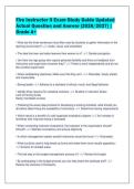 Fire Instructor II Exam Study Guide Updated&NewLine;Actual Question and Answer &lpar;2026&sol;2027&rpar; &vert;&NewLine;Grade A&plus;