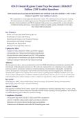 OSCE Dental Hygiene Exam 2026-2027 QUESTIONS AND ANSWERS ALREADY GRADED A&plus;&period; 100&percnt; Verified&NewLine;Solutions &vert; Updated Per Latest Guidelines &vert; Graded A&plus;