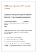 N588 Exam 3 Questions With Correct Answers