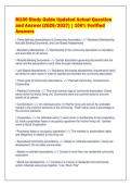 M100 Study Guide Updated Actual Question&NewLine;and Answer &lpar;2026&sol;2027&rpar; &vert; 100&percnt; Verified&NewLine;Answers