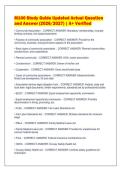 M100 Study Guide Updated Actual Question&NewLine;and Answer &lpar;2026&sol;2027&rpar; &vert; A&plus; Verified