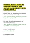 U3 ICC TANK TIGHTNESS TESTING TEST&NewLine;BANK 260 PLUS QUESTIONS WITH&NewLine;COMPLETE ANSWERS ACCURATE REVIEW&NewLine;MATERIAL GRADED A&plus;