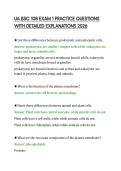 UA BSC 108 EXAM 1 PRACTICE QUESTIONS&NewLine;WITH DETAILED EXPLANATIONS 2026