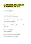UA BSC 108 FINAL STUDY GUIDE 2026&NewLine;TESTED ANSWERS GRADED A&plus;