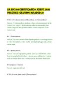 UA BSC 108 CERTIFICATION SCRIPT 2026&NewLine;PRACTICE SOLUTIONS GRADED A&plus;