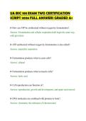 UA BSC 108 EXAM TWO CERTIFICATION&NewLine;SCRIPT 2026 FULL ANSWERS GRADED A&plus;