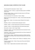 MCB 2004 EXAM 2 VERIFIED STUDY GUIDE
