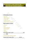 Neurological Nursing - Comprehensive Exam Review Guide