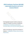 CRCR Certification - Comprehensive Revenue Cycle Management Exam