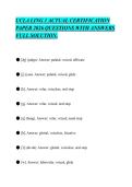 UCLA LING 1 ACTUAL CERTIFICATION&NewLine;PAPER 2026 QUESTIONS WITH ANSWERS&NewLine;FULL SOLUTION&period;