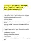 UCLA LING 1 COMPREHENSIVE TEST&NewLine;SCRIPT 2026 QUESTIONS WITH&NewLine;SOLUTIONS 100&percnt; CORRECT&period;