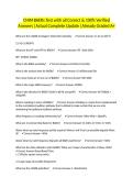 CNIM BAERs Test with all Correct & 100&percnt; Verified Answers &vert;Actual Complete Update &vert;Already Graded A&plus;