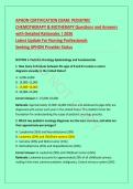 APHON Pediatric Chemotherapy and Biotherapy - Comprehensive Certification Guide