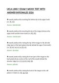 UCLA LING 1 EXAM 1 MOCK TEST WITH&NewLine;ANSWER RATIONALES 2026