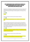 MFT COMPREHENSIVE EXAM &vert;QUESTIONS AND VERIFIED ANSWERS&vert;COMPREHENSIVE STUDY GUIDE&vert;A&plus; STUDY RESOURCE&vert;BRAND NEW 2026&sol;2027 UPDATE