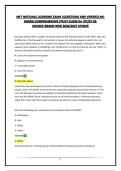 MFT NATIONAL LICENSING EXAM &vert;QUESTIONS AND VERIFIED ANSWERS&vert;COMPREHENSIVE STUDY GUIDE&vert;A&plus; STUDY RESOURCE&vert;BRAND NEW 2026&sol;2027 UPDATE
