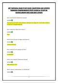 MFT NATIONAL EXAM STUDY GUIDE &vert;QUESTIONS AND VERIFIED ANSWERS&vert;COMPREHENSIVE STUDY GUIDE&vert;A&plus; STUDY RESOURCE&vert;BRAND NEW 2026&sol;2027 UPDATE