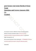 Florida Real Estate Post License - Complete 45-Hour Exam Guide