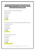 CERTIFIED BREASTFEEDING COUNSELOR EXAM&vert;QUESTIONS AND VERIFIED ANSWERS&vert;COMPREHENSIVE STUDY GUIDE&vert;A&plus; STUDY RESOURCE&vert;BRAND NEW 2026&sol;2027 UPDATE