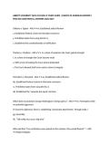 LIBERTY UNIVERSITY HIUS 221 EXAM 2 STUDY GUIDE &vert; SURVEY OF AMERICAN HISTORY I PRACTICE QUESTIONS & ANSWERS 2026&sol;2027